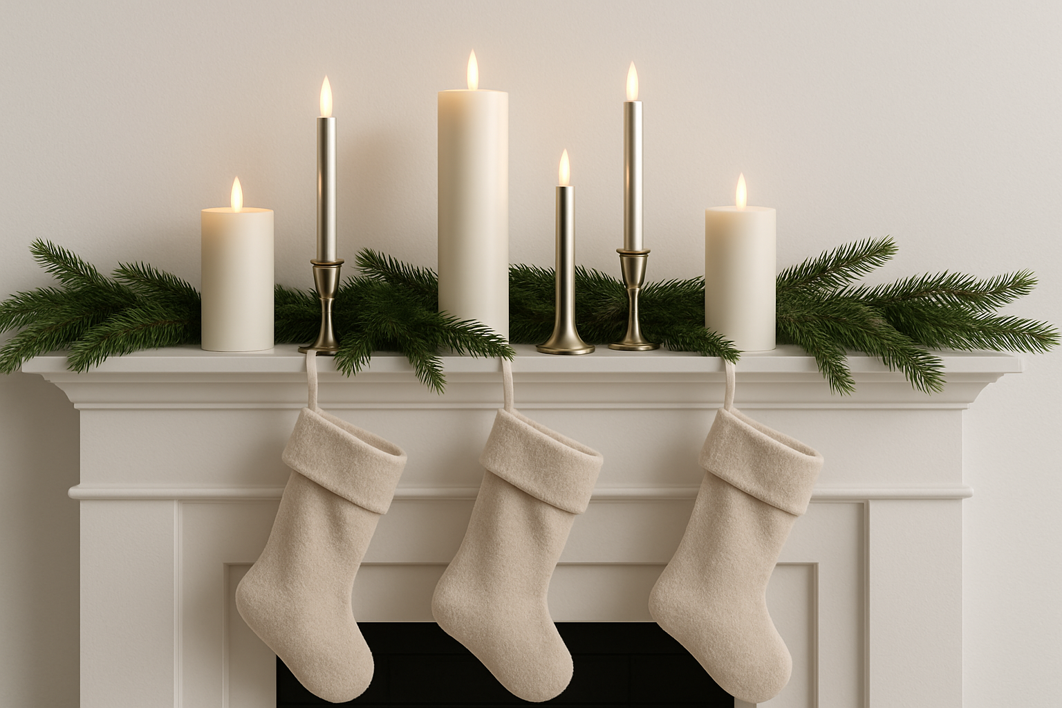 How to Create a Festive Christmas Mantel