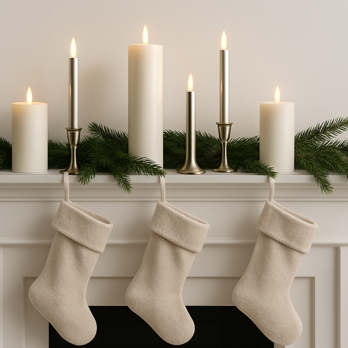 How to Create a Festive Christmas Mantel