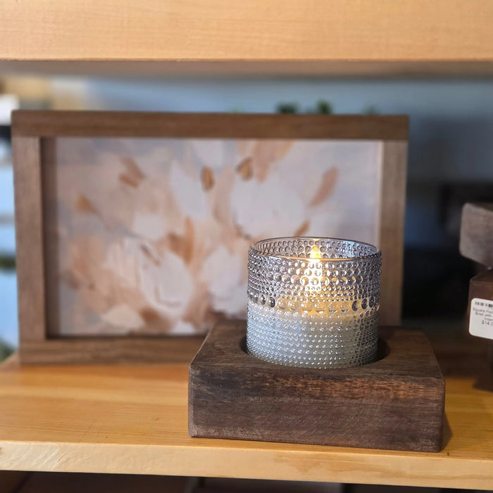 Meet the Candle Everyone's Talking About: The Dotted Vintage-Inspired Glass 3D Flameless Candle
