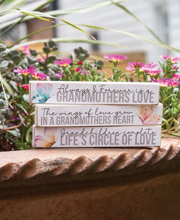 Grandmother Butterfly Mini Stick, 3 Asstd.