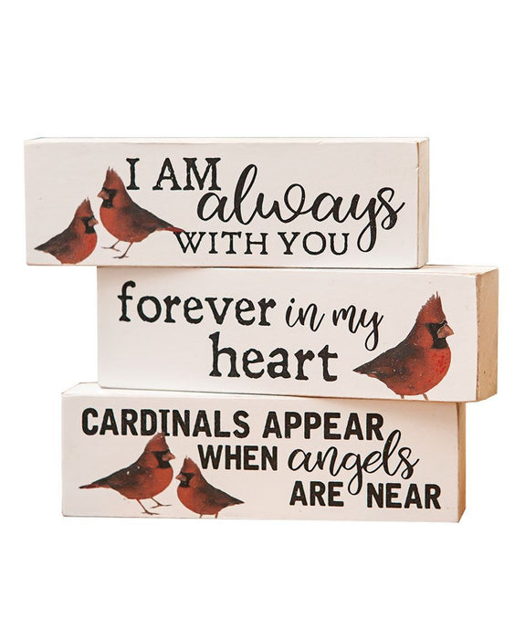 Cardinal Blocks set of 3
