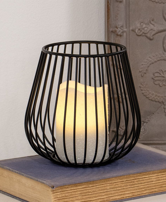 Black Wire Candle Holder, Small