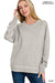 Trendy gray casual women’s and girls’ pullover sweatshirt with washed finish from Heartland Store MN