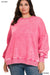 Drop shoulder hi-low hem plus size pullover in Lewiston Minnesota