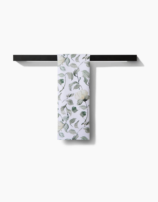 Geometry Brand Spring Floral Blossoms Kitchen Tea Towel