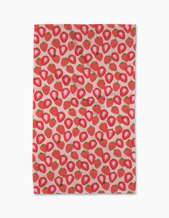 So Many Strawberries Kitchen Geometry Brand Tea Towel