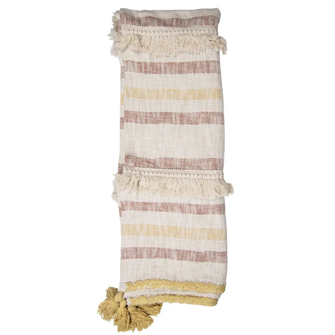 Hand Woven Merida Throw Rust