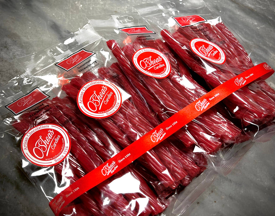 Gourmet Licorice Strawberry  1/2 Pound Bag- Thick Cut