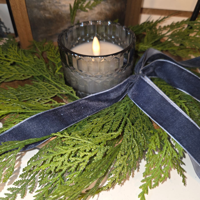 Christmas 12" Cedar Real Touch Candle Ring