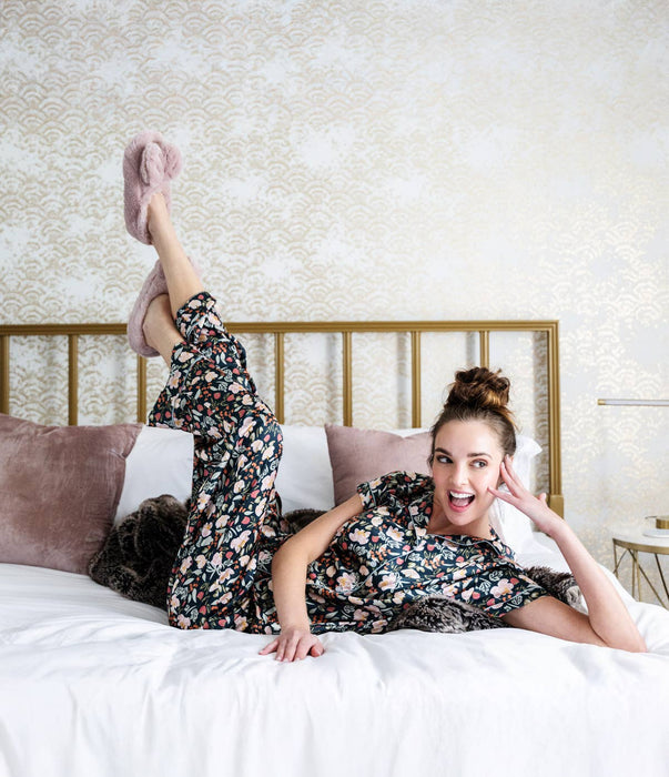 Hello Mello Cuddlers Heated Slippers  microwave-safe