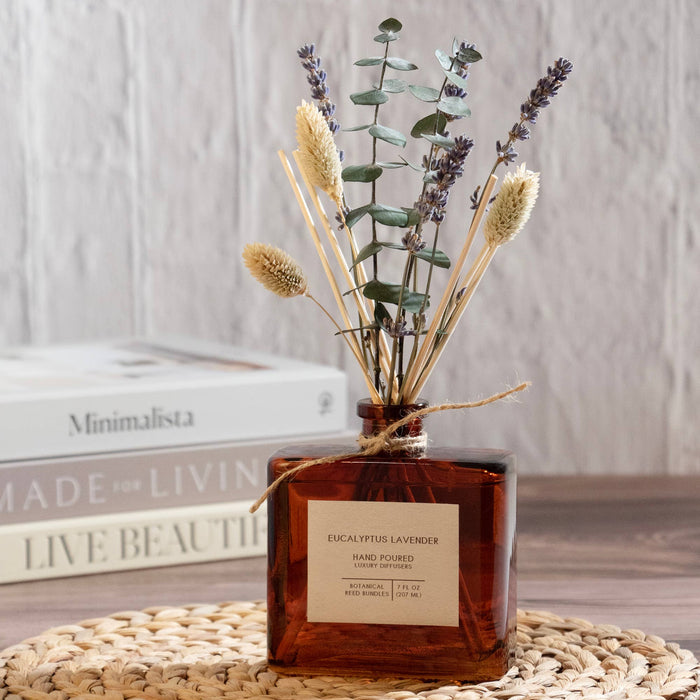Eucalyptus Lavender Bouquet Reed Bundle Fragrance Diffuser