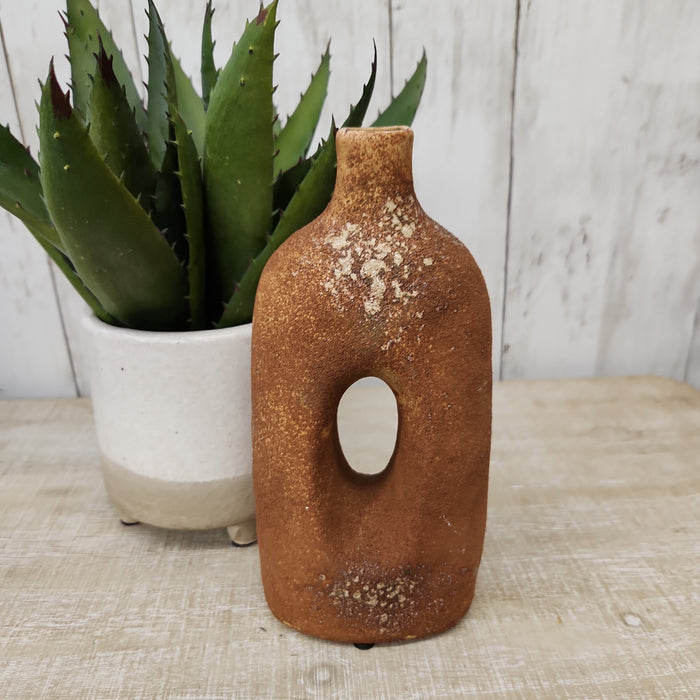 Emiliano Vase Rust