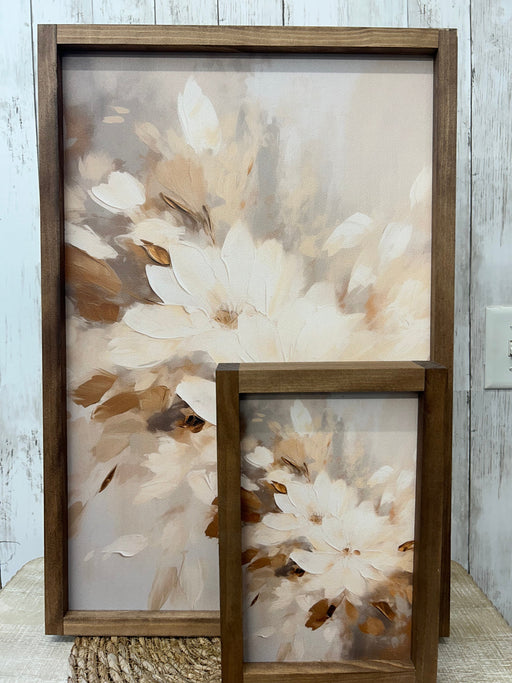 soft pastel flower wall art for kitchen or bedroom