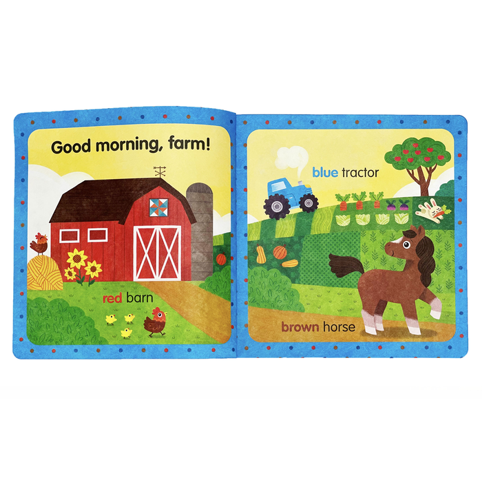 Good Morning First colors Children's Book  (Tuffy Teether Indestructible Book)