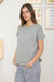 Soft breathable cotton top styled with denim