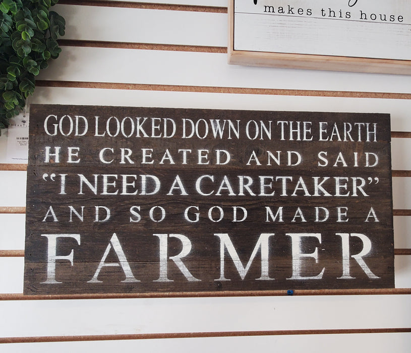 So God made a farmer