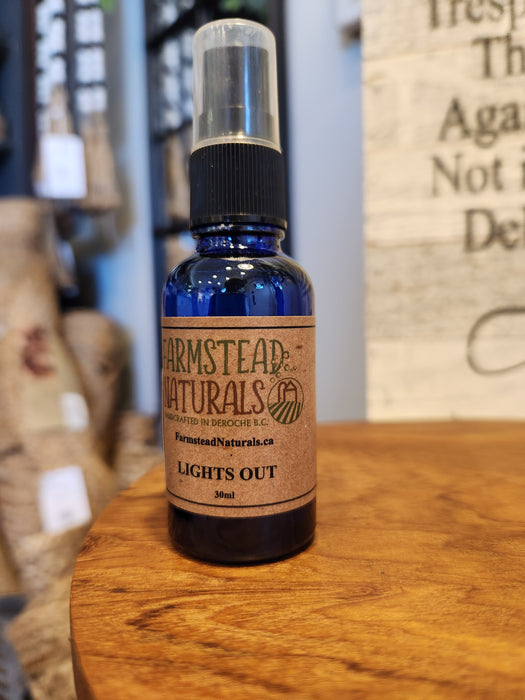 Bedtime Lights Out Essential Oil Spray