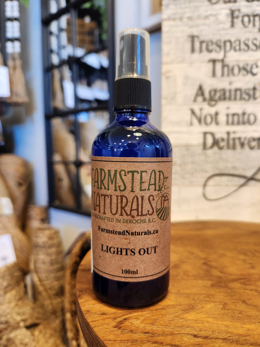 Bedtime Lights Out Essential Oil Spray