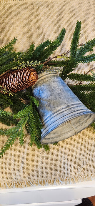 Set of 3- 21" White Wash Bells