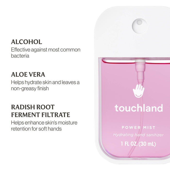 Berry Bliss Power Mist Hydrating Hand Sanitizer Touchland Brand