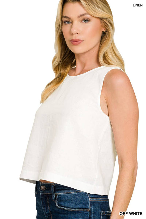 100% Linen Tank Top