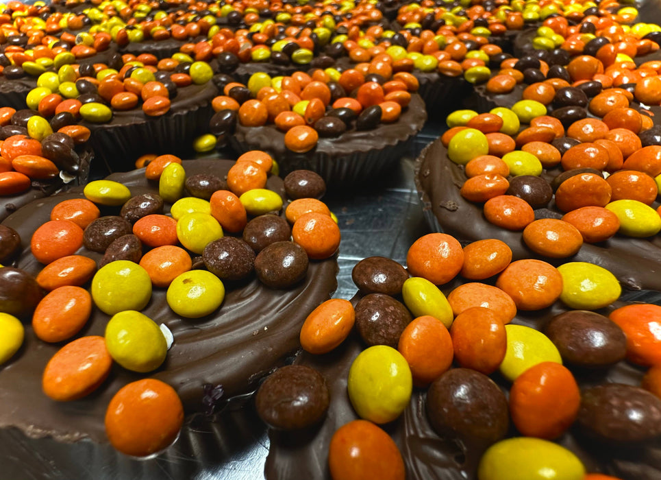 Jumbo Milk Chocolate “Reese Pieces” Peanut Butter Cups w/Bow