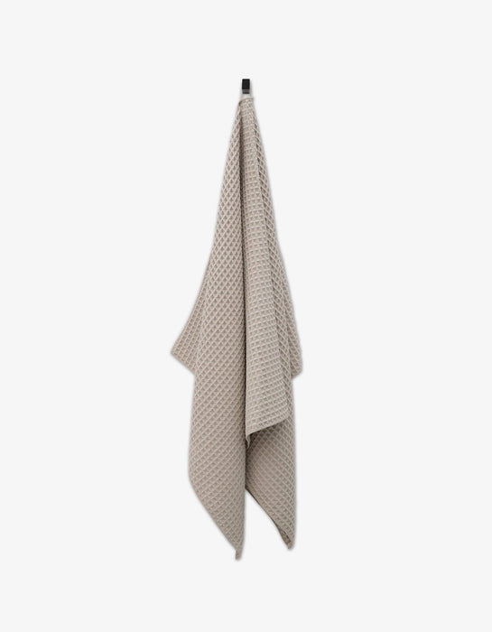 Geometry Brand Taupe Waffle Bath Bathroom Towel