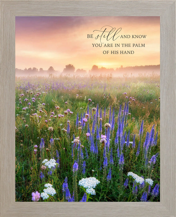 Be Still and Know That You Are In The Palm Of His Hand Art