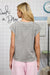 Washed cotton top with round neckline simple everyday wear