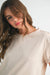 Trendy women’s boutique baby tee with soft fabric and flattering fitted silhouette