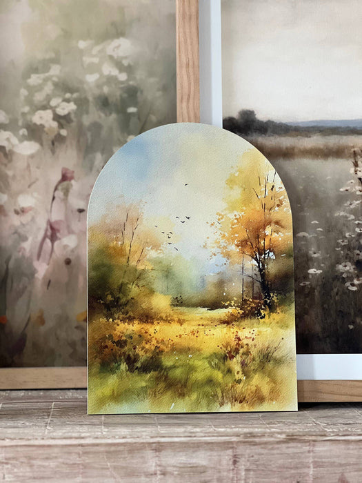 Autumn Watercolor 2, Arch | Fall Decor