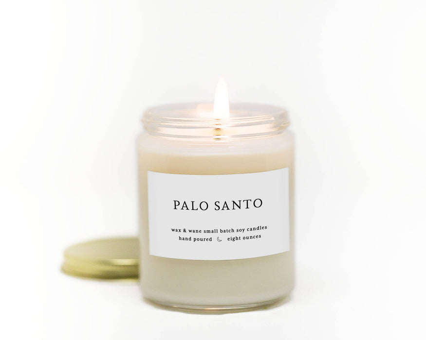 Palo Santo 8 Oz Modern Candle