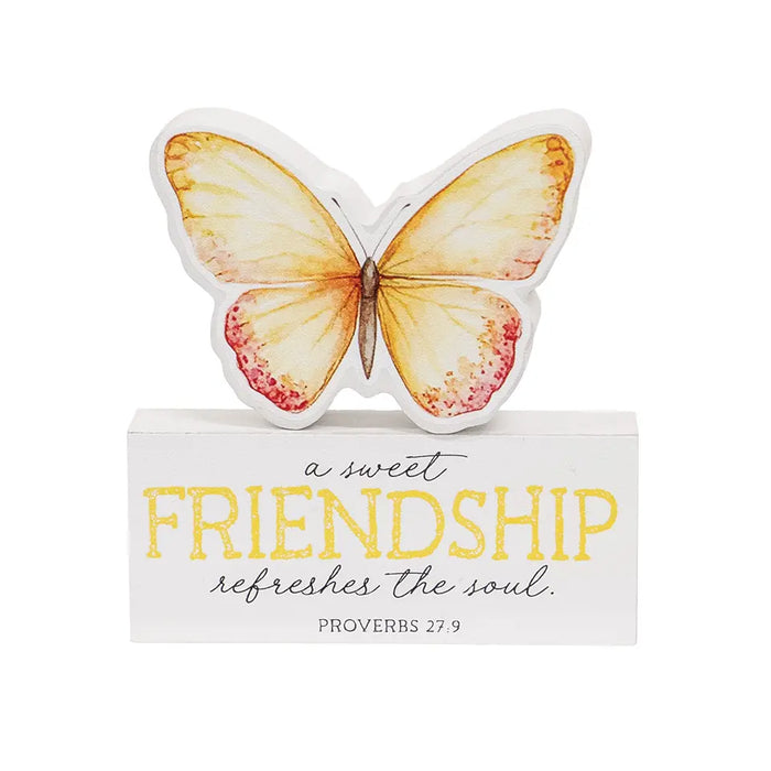 Bible Verse Butterfly & Block Sitters - 3 Options,  Sentimental Decor | Heartland Store MN
