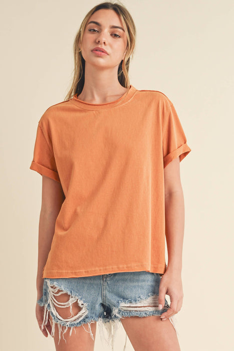 Women’s Mali Baby Tee Short Sleeve Shirt | Everyday Boutique Fashion