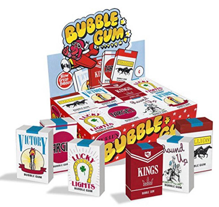 Nostalgic Bubble Gum Old Fashioned Cigarettes 1931 Set of 3 Packs