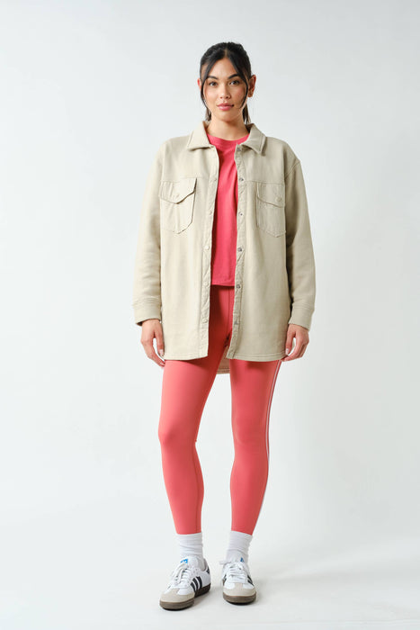 Malibu Snap-On Shacket Jacket for Women with Pockets
