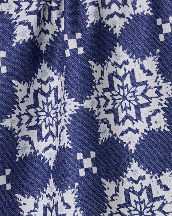 Iceflower Blue Tea Towel