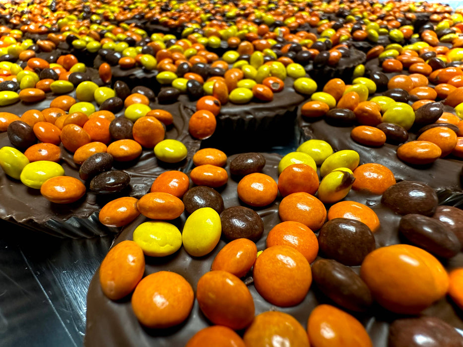 Jumbo Milk Chocolate “Reese Pieces” Peanut Butter Cups w/Bow