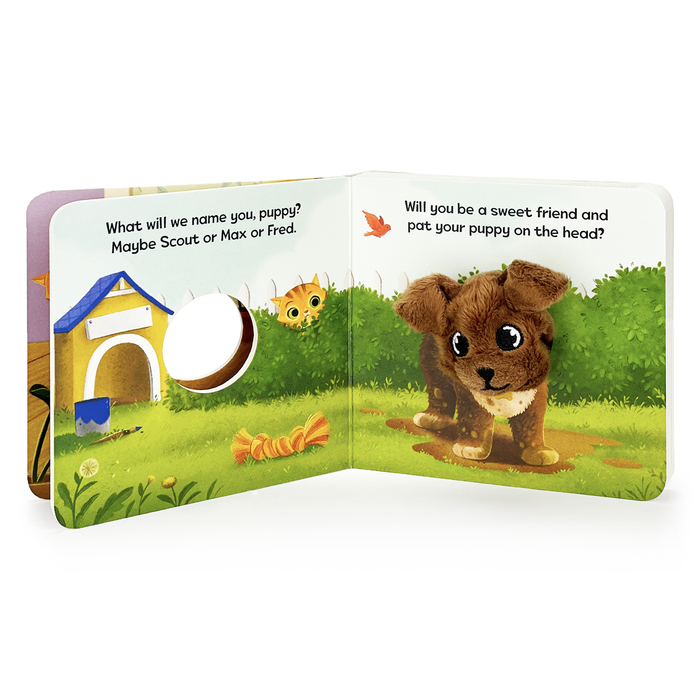 Puppy Love Interactive Finger Puppet Board Book