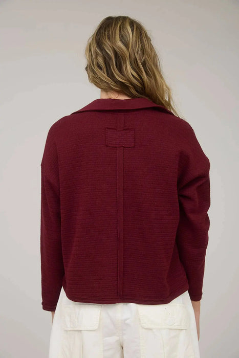 Exposed seam detail Blu Pepper polo Heartland Store MN