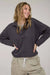Minnesota women’s fashion Blu Pepper exposed seam knit polo