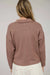 Blu Pepper exposed seam long sleeve polo top women near Winona MN