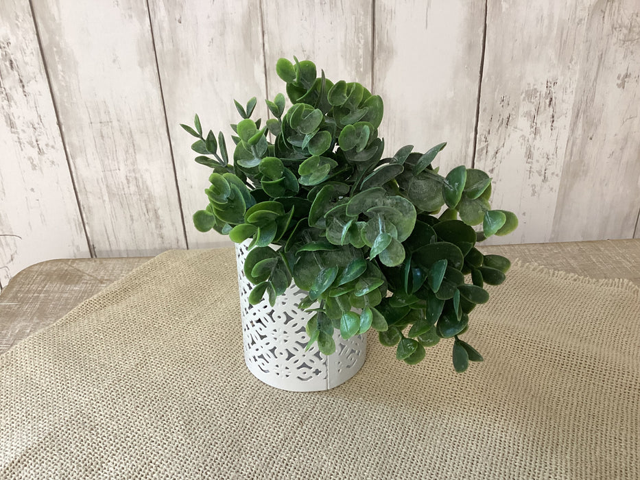 Artificial Petite Greens in planter w/ Everday Collection