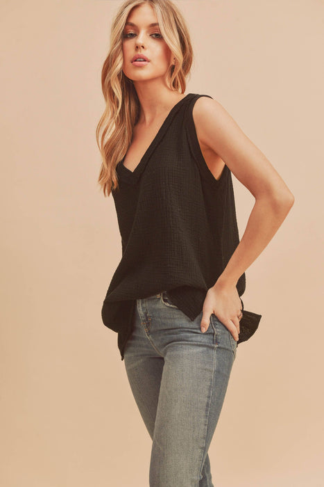 Nasia Tank Sleeveless Women’s Top | Trendy Boutique Clothing Minnesota