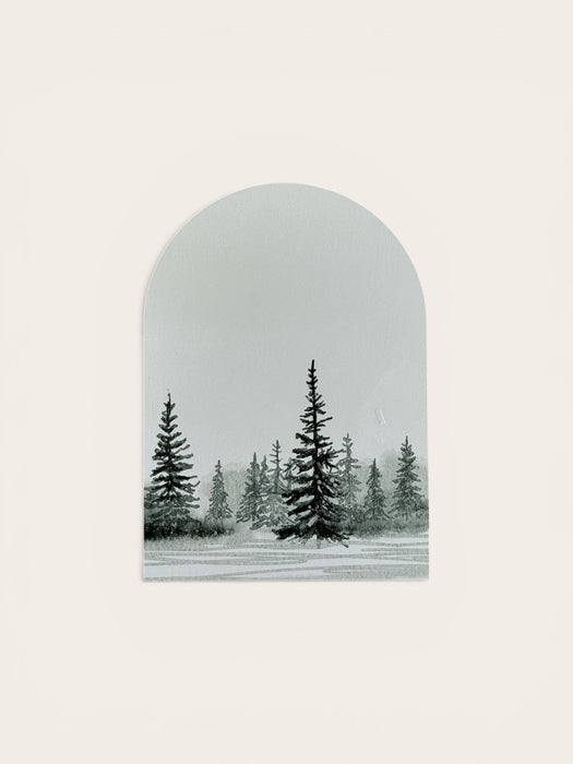 Winter Tree Landscape, Arch | Christmas Decor