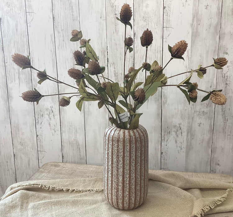 Artificial  27" Globosa/ Banksia Stems