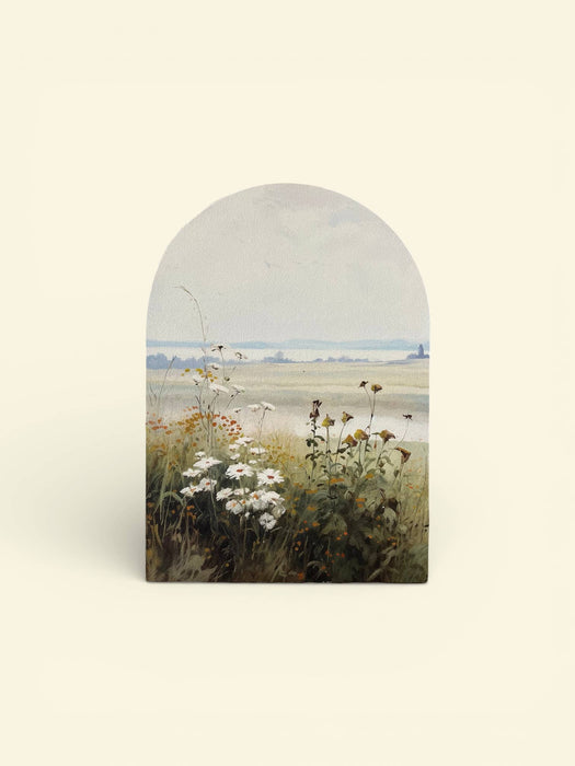 Josephine wood arch spring 2026 floral farmhouse shelf decor at Heartland Store MN Lewiston Minnesota