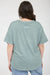 Plus size casual cotton top round neck short sleeve design