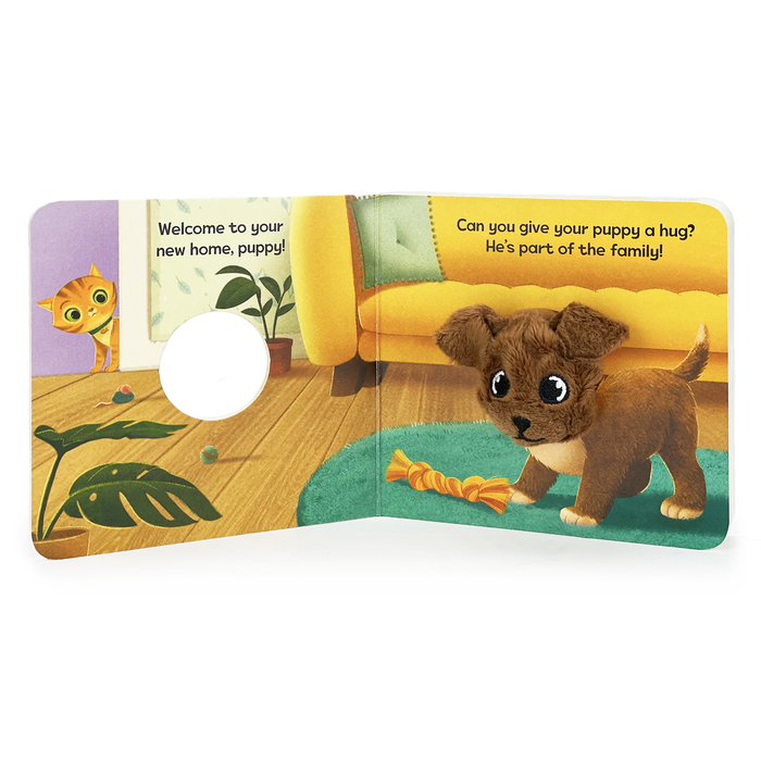 Puppy Love Interactive Finger Puppet Board Book