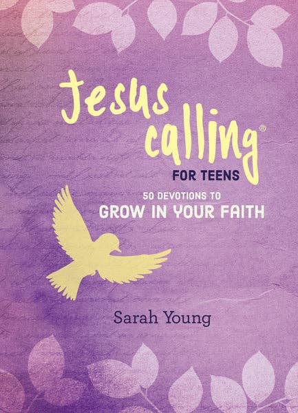 Jesus Calling 50 Devotions to Grow in Your Faith hardcover book by Sarah Young